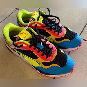 Puma Men’s Neon Multi-Color Athletic Sneakers